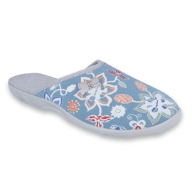 Sapatos femininos coloridos Befado 235D167 azul multicolorido 1