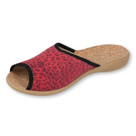 Sapatos femininos Befado pu 254D112 vermelho 2