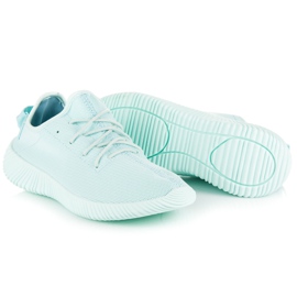 Vices Calçado têxtil com cordões azul 1