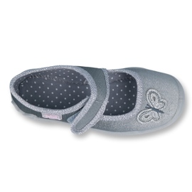 Calçados infantis Befado 123X034 cinza 1