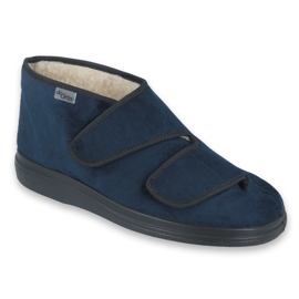 Sapatos femininos Befado pu 986M010 azul marinho 1