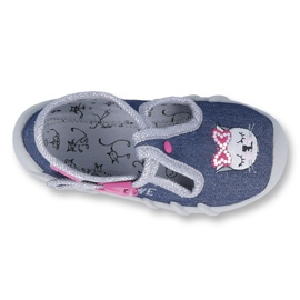 Calçados infantis Befado 110P361 azul marinho rosa multicolorido 1