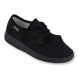 Sapatos masculinos Befado pu 990M001 preto azul marinho 1