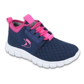 Calçados infantis Befado até 23 cm 516Y034 rosa azul marinho 1