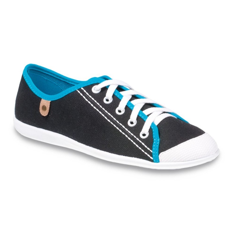 Sapatos juvenis Befado 248Q019 preto azul 2