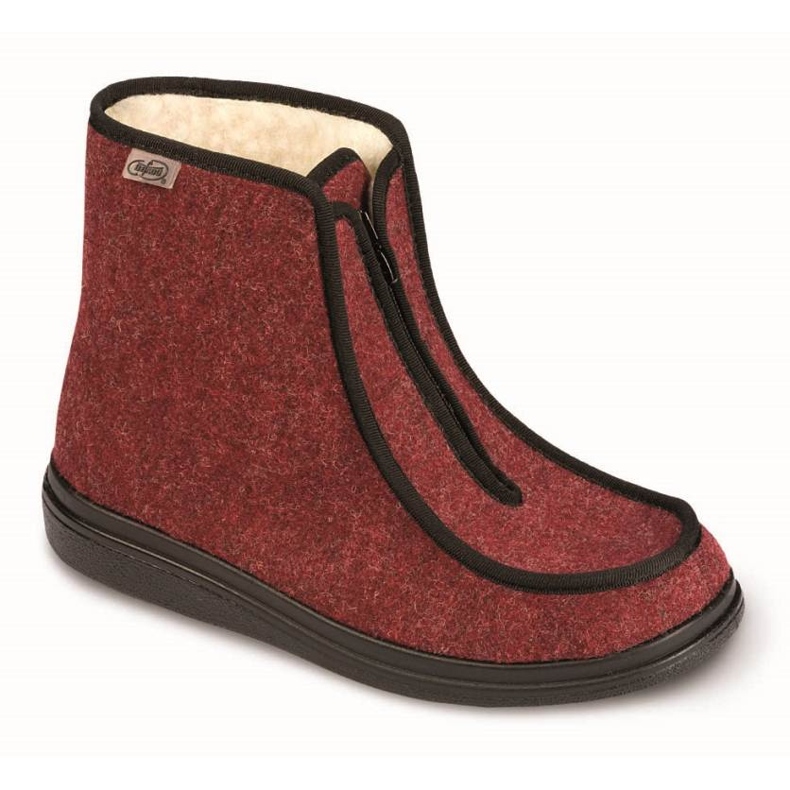 Sapatos femininos Befado pu 996D005 Burgundy vermelho 1