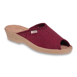 Calçado feminino Befado pu 581D187 multicolorido vermelho 1