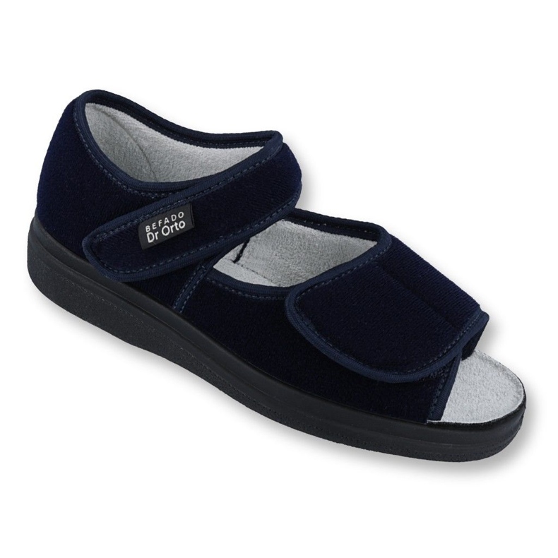 Calçado feminino Befado pu 989D002 azul marinho 2