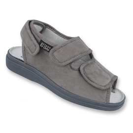 Sapatos masculinos Befado pu 733M006 cinza 2