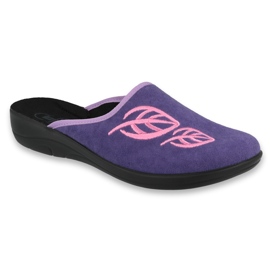 Sapatos femininos Befado pu 552D001 roxo rosa 1