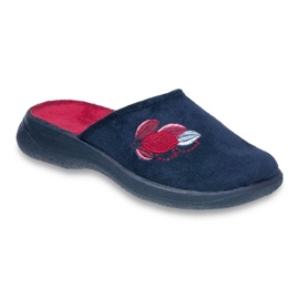 Sapatos femininos Befado pu 019D121 azul marinho 1