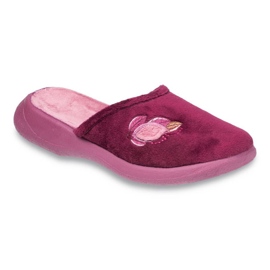 Sapatos femininos Befado pu 019D120 rosa 1