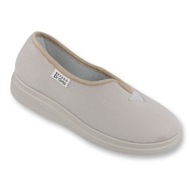 Sapatos femininos Befado pu 057D027 castanho 1