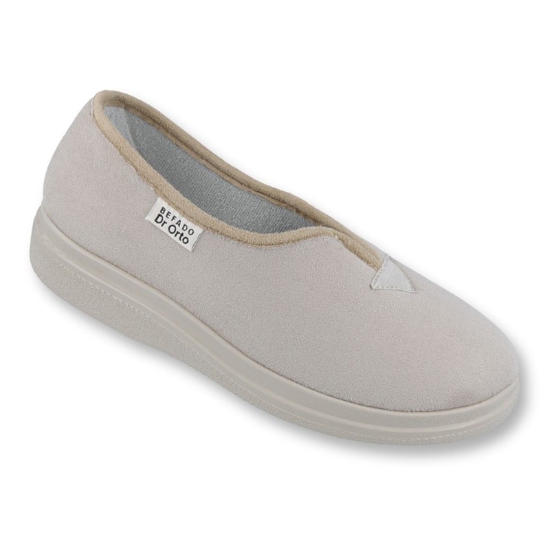 Sapatos femininos Befado pu 057D027 castanho 1