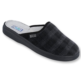 Calçado masculino Befado pu 125M011 preto cinza 1