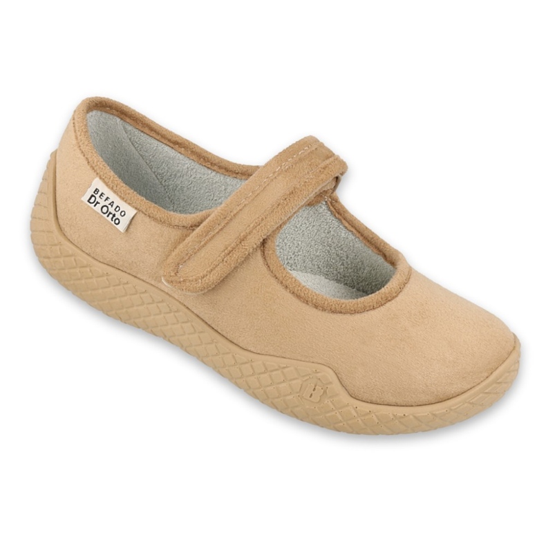 Sapatos femininos de Befado Pu-Young 197d004 bege 1