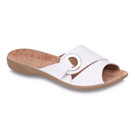 Calçado feminino Befado pu 265D002 branco 1