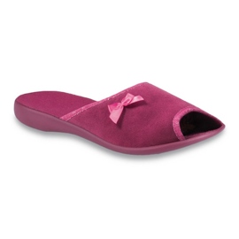 Sapatos femininos Befado pu 254D084 rosa 1