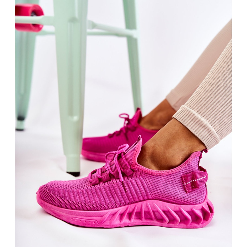 FM1 Tênis esportivo feminino rosa Lenney 1
