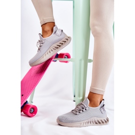 FM1 Tênis esportivo feminino Gray Lenney cinza 1