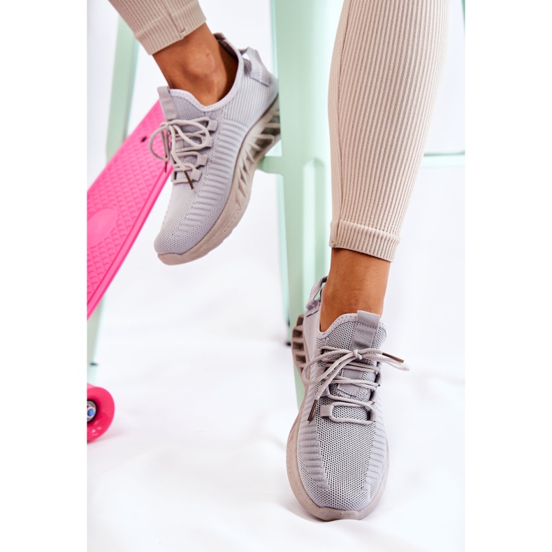 FM1 Tênis esportivo feminino Gray Lenney cinza 2