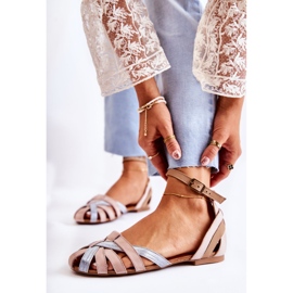 Sandálias Femininas de Couro Maciejka 01924-15 Rosa 2