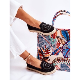 S.Barski Alpercatas Femininas Meredith Black Openwork Slip-on preto 2 S.Barski Alpercatas Femininas Meredith Black Openwork Slip-on preto 2