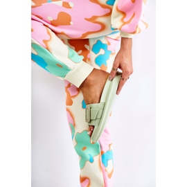 Chinelos verdes femininos com fivela Devia 2