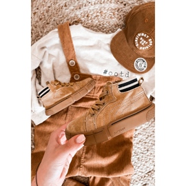 PA1 Tênis infantil com zíper Camel Boone amarelo camelo 1 PA1 Tênis infantil com zíper Camel Boone amarelo camelo 1