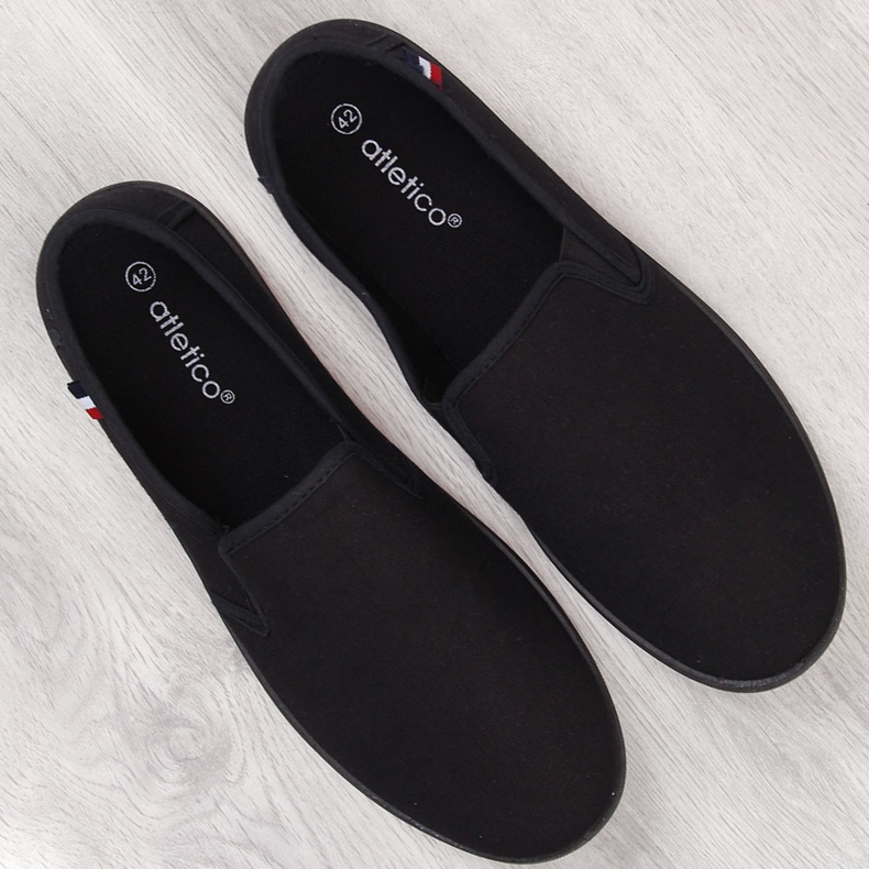 Atletico Tênis slip-on masculino Atlético preto 1