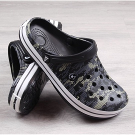 Chinelos de homem American Club preto camuflado preto 1