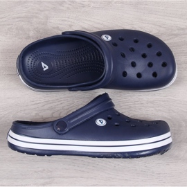 Chinelos de piscina de homem American Club azul marinho 1