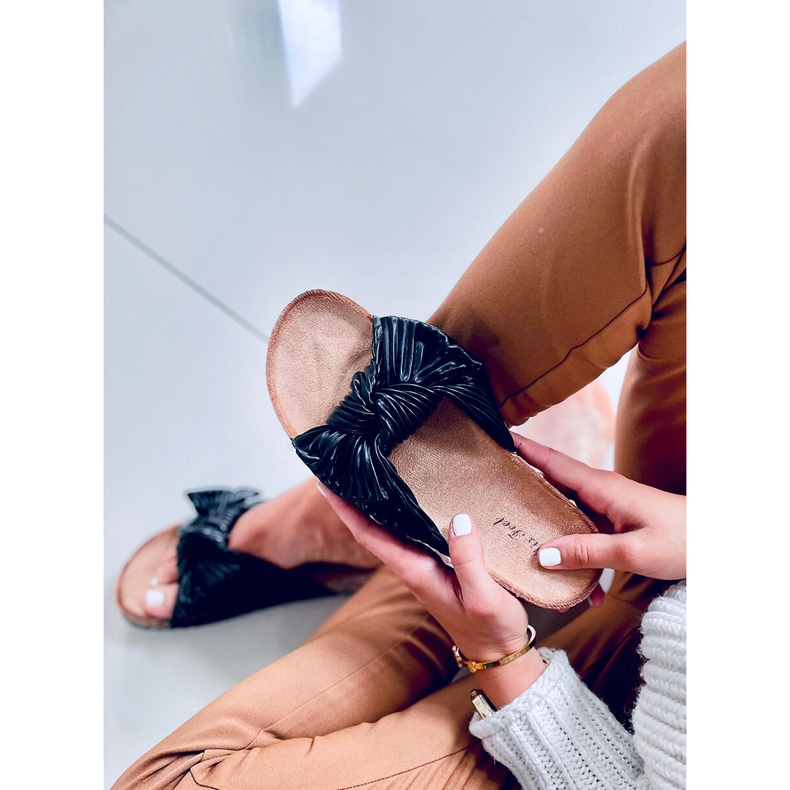 Chinelos de cortiça Moss Black preto 1