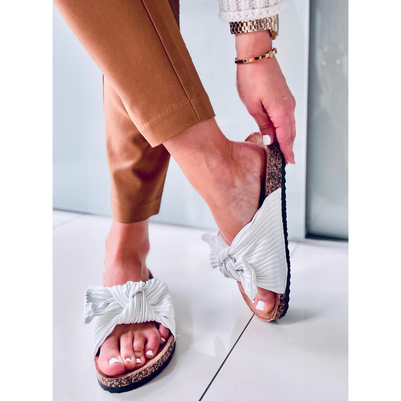 Chinelos de cortiça Moss White branco 1