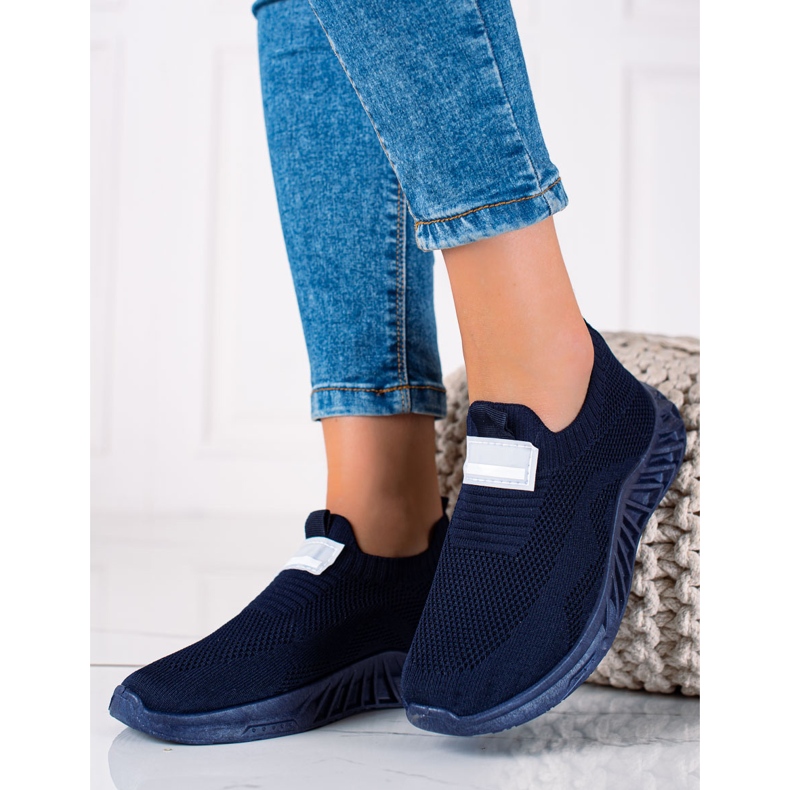 SHELOVET Calçados Esportivos Slip-on azul marinho 1