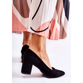 PS1 Sapatos de camurça clássicos em uma barra preta Lency preto 1