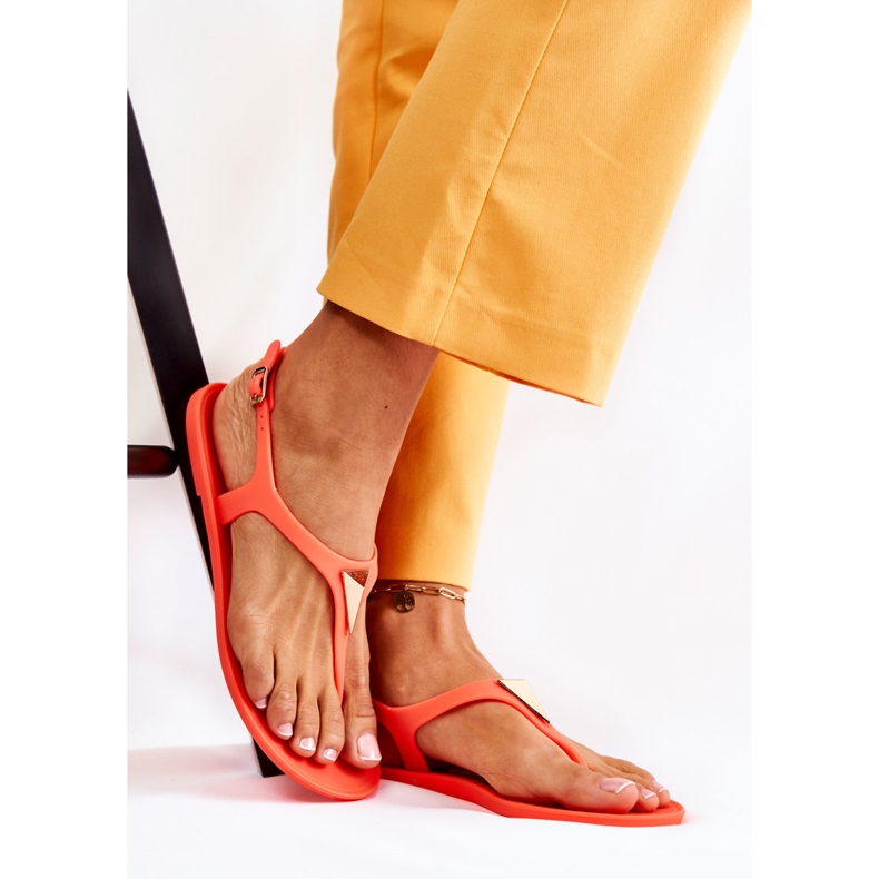 PH1 Sandálias femininas Neon Orange Storm laranja 1