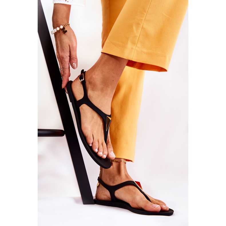 PH1 Sandálias Tempestade Negras Femininas preto 1