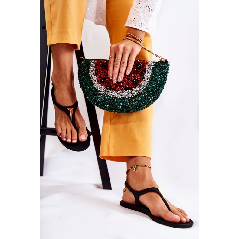 PH1 Sandálias Tempestade Negras Femininas preto 2