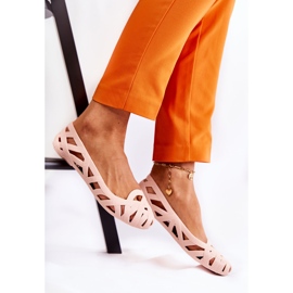 PH1 Bailarinas femininas Nude Indila de borracha bege 2