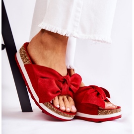 PG1 Chinelos na plataforma vermelha tão confortável vermelho 2