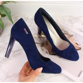 Sapato azul marinho de mulher Sergio Leone 1