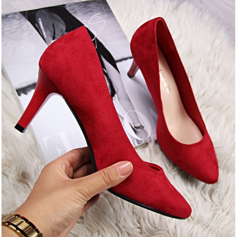 Sapatos de camurça vermelha W Sergio Leone vermelho 1