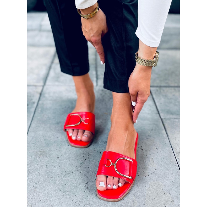 Sandálias femininas Arizona Red vermelho 2