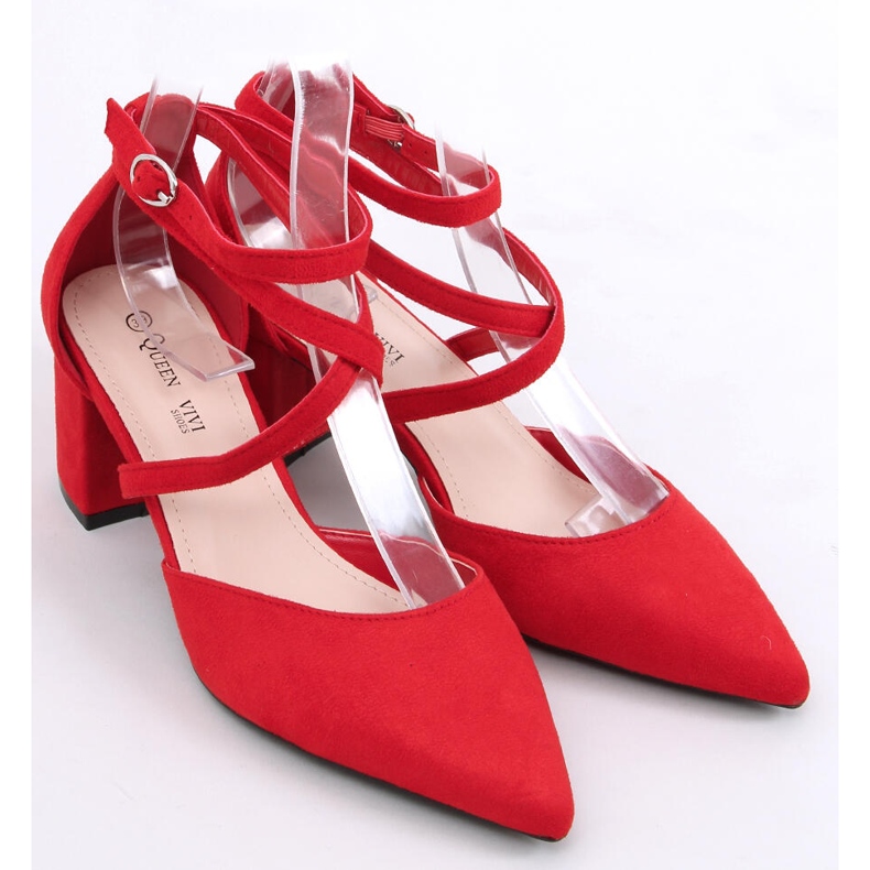 Sandra salto alto vermelho 1