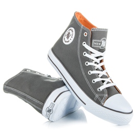 Tênis de cano alto New Age cinza 1