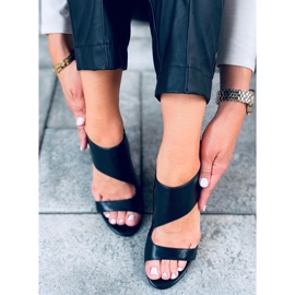 Jessica Black Sandália de salto alto preto 1