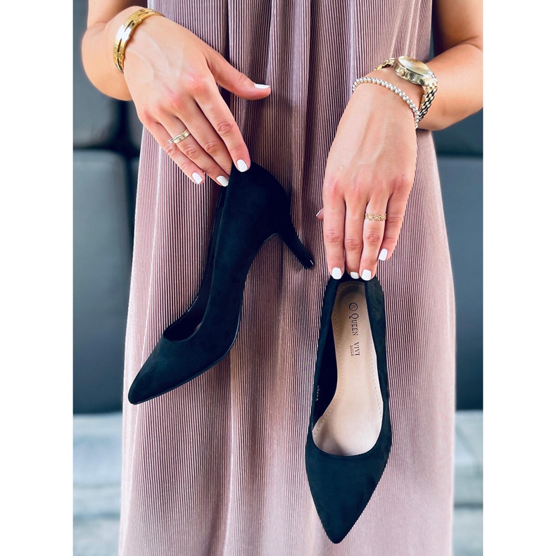 Sapatos com salto agulha Susan Black preto 2