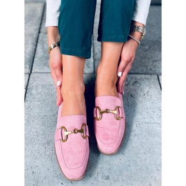 Mocassins de mulher Linda Pink rosa 1