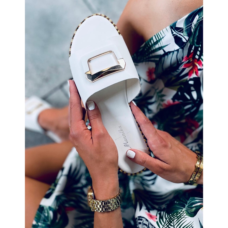 Sandálias femininas Linn White branco 1